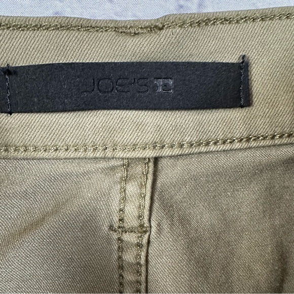 Joe’s Jeans Women’s The Cargo Skirt Denim Utility Raw Hem Capers Green NWT - Picture 7 of 10